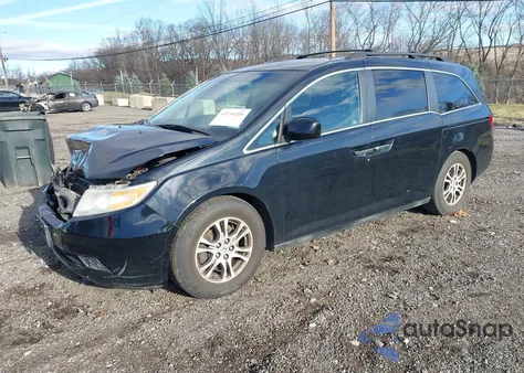 2011 Honda Odyssey Ex-L из США, поврежденный, VIN 5FNRL5H6XBB032303